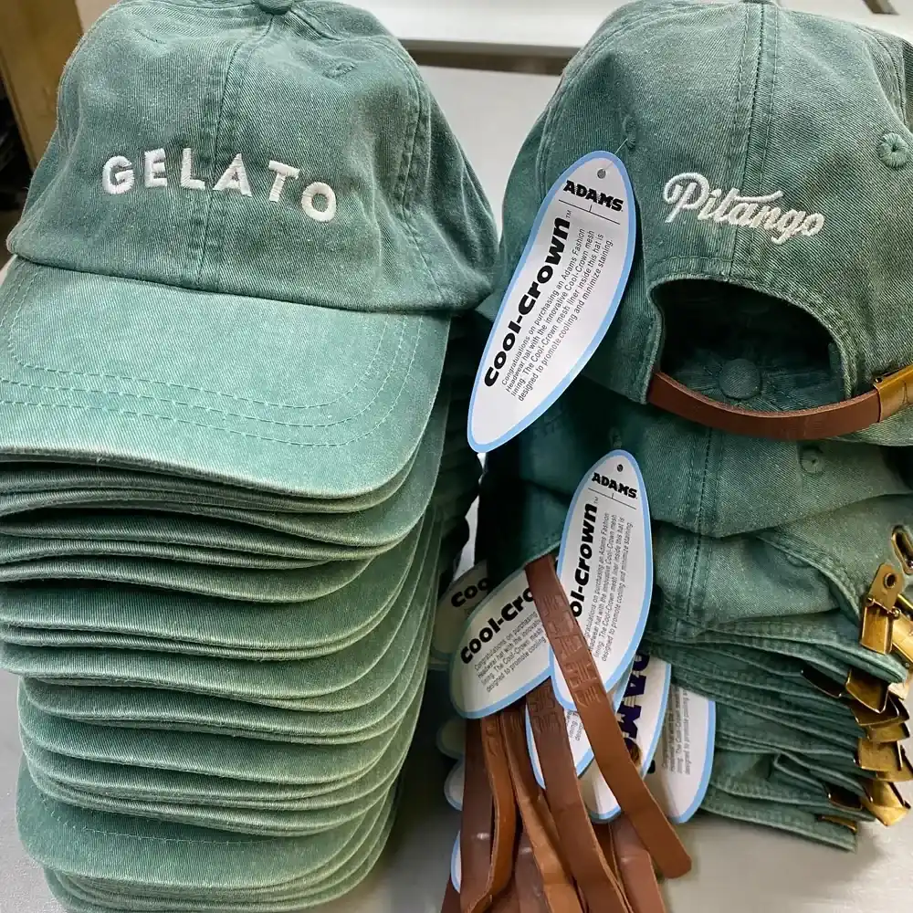 Embroidered caps for trade teams — workwear printing Orpington